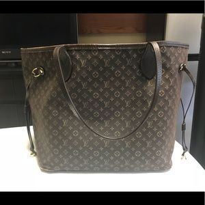 Louis Vuitton Neverfull MM Mini Lin 100% Authentic